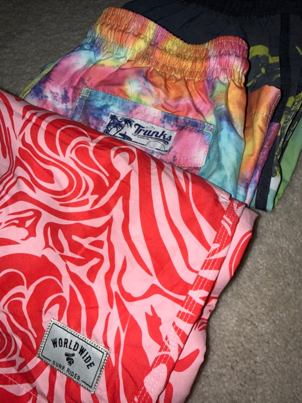 Men's Swim Shorts Bundle – 3 Pack (Men's Sm) - Picture 2 of 14